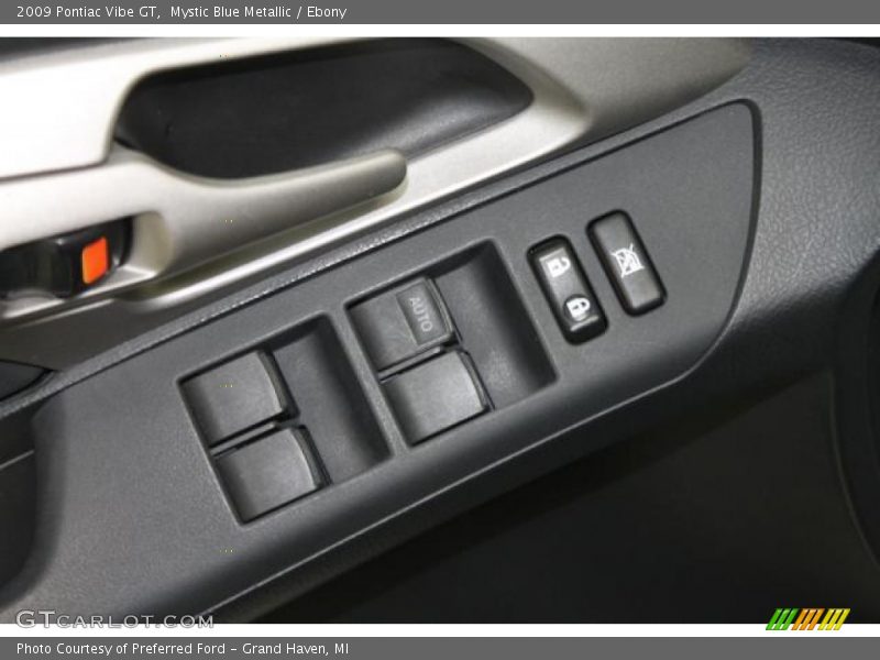 Mystic Blue Metallic / Ebony 2009 Pontiac Vibe GT