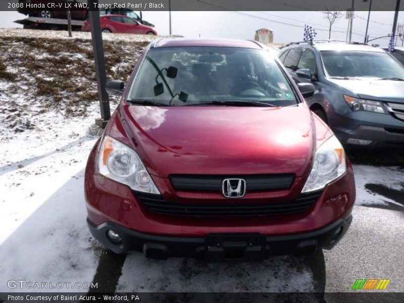 Tango Red Pearl / Black 2008 Honda CR-V LX 4WD