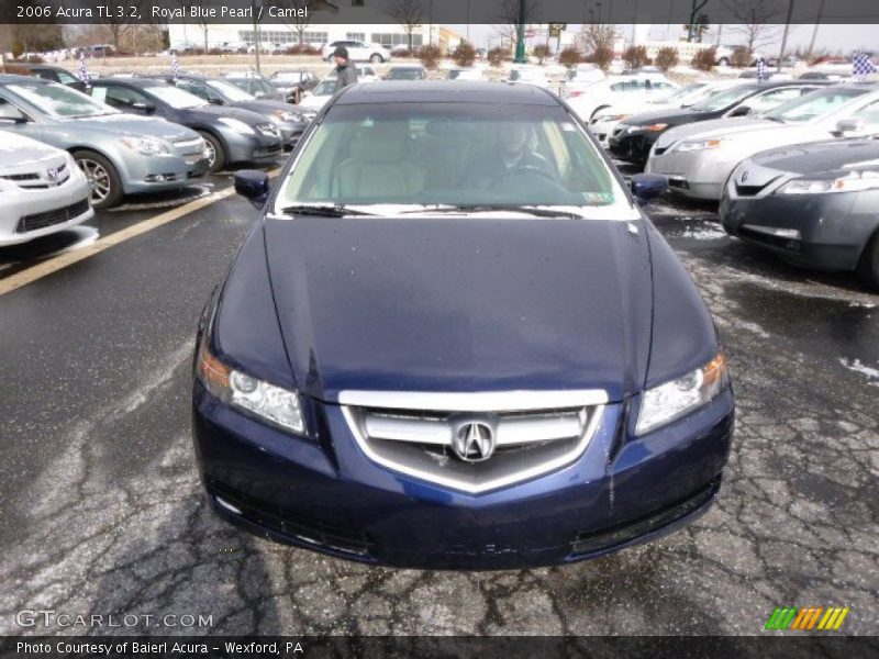 Royal Blue Pearl / Camel 2006 Acura TL 3.2