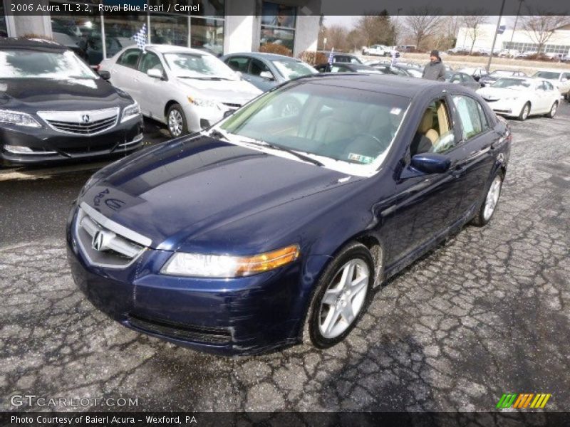 Royal Blue Pearl / Camel 2006 Acura TL 3.2
