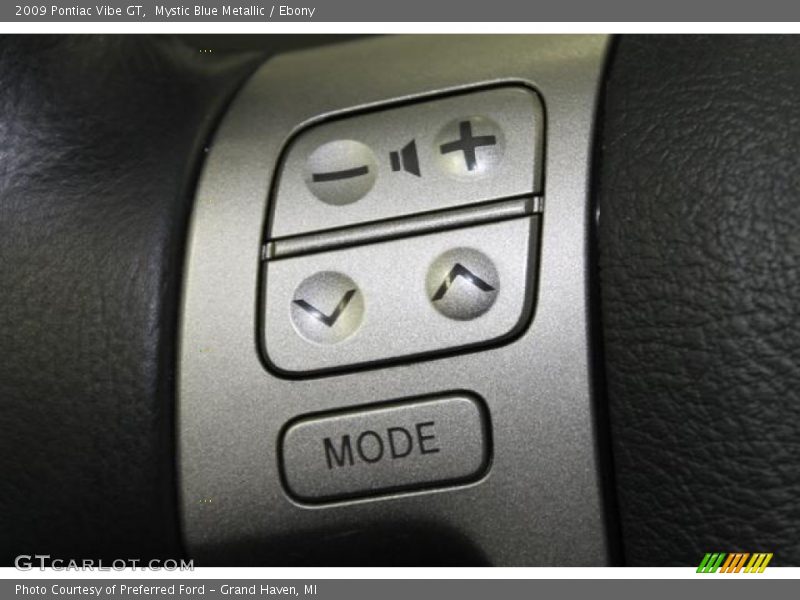 Mystic Blue Metallic / Ebony 2009 Pontiac Vibe GT