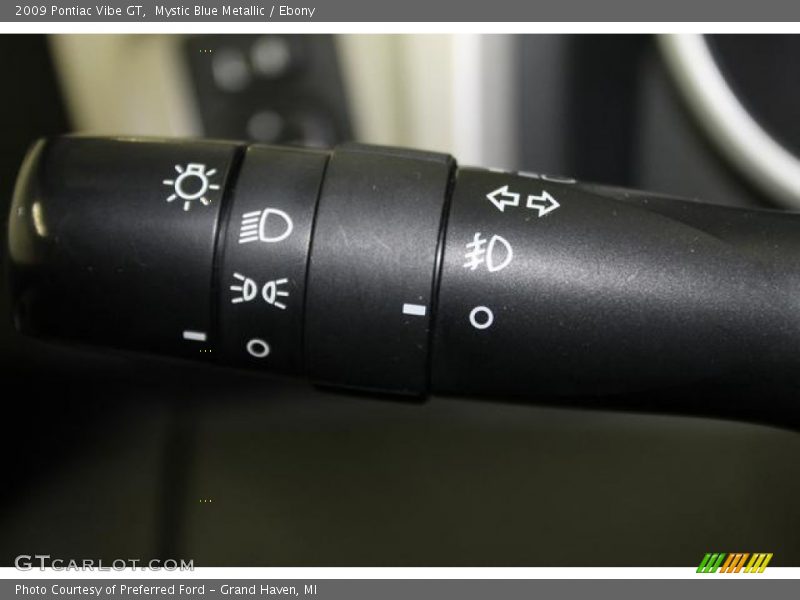Mystic Blue Metallic / Ebony 2009 Pontiac Vibe GT