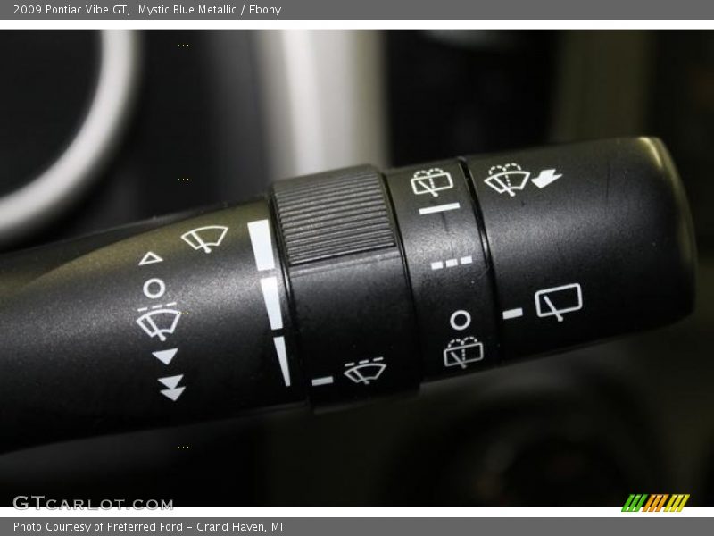 Mystic Blue Metallic / Ebony 2009 Pontiac Vibe GT