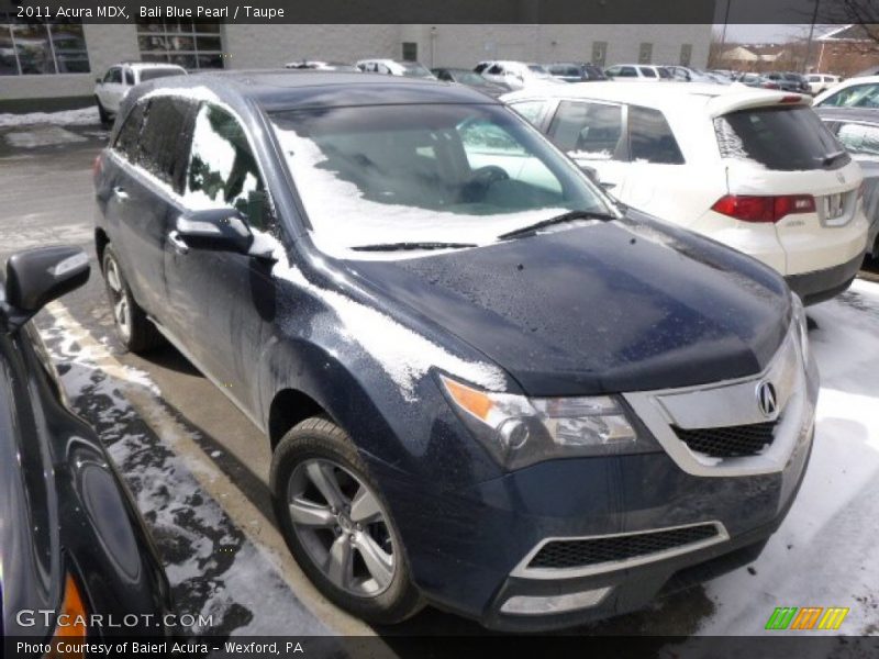 Bali Blue Pearl / Taupe 2011 Acura MDX