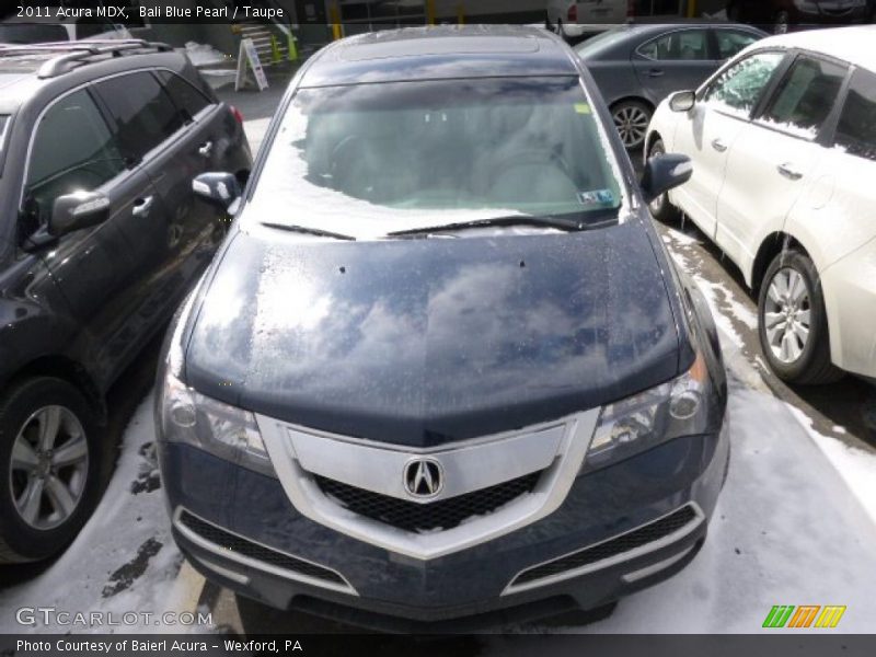 Bali Blue Pearl / Taupe 2011 Acura MDX
