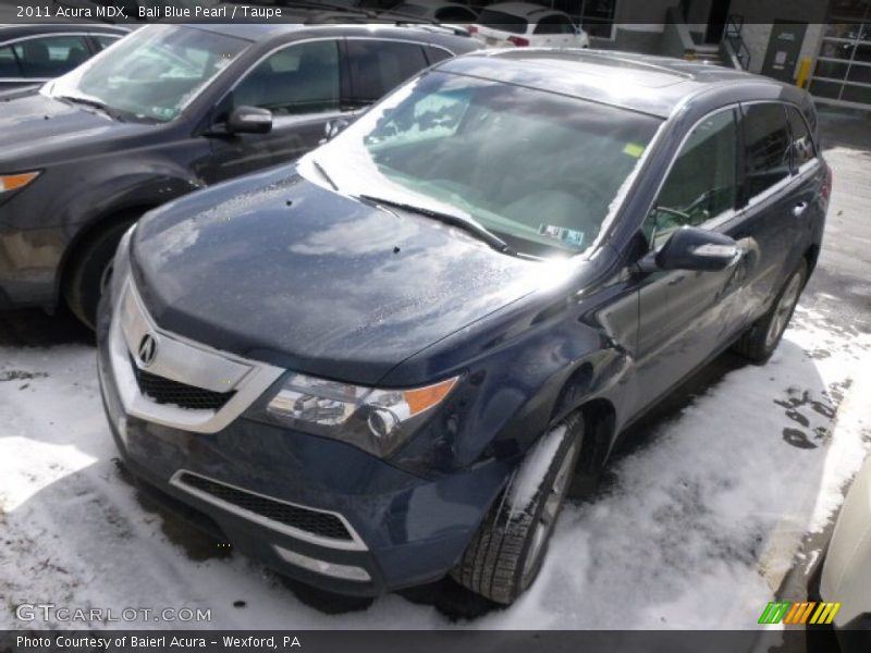 Bali Blue Pearl / Taupe 2011 Acura MDX