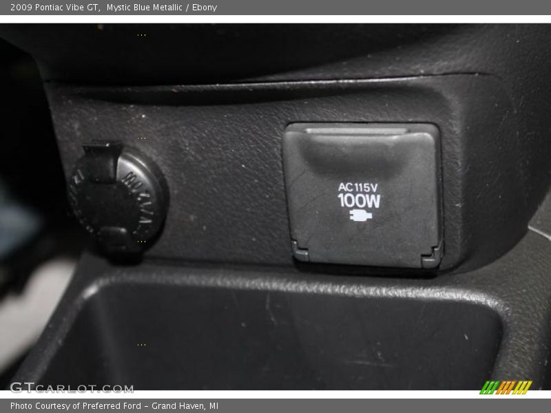 Mystic Blue Metallic / Ebony 2009 Pontiac Vibe GT