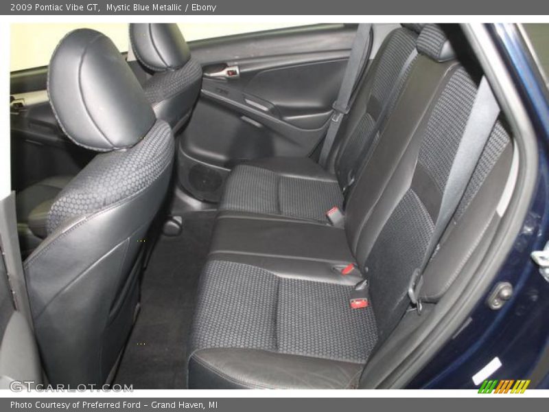 Mystic Blue Metallic / Ebony 2009 Pontiac Vibe GT