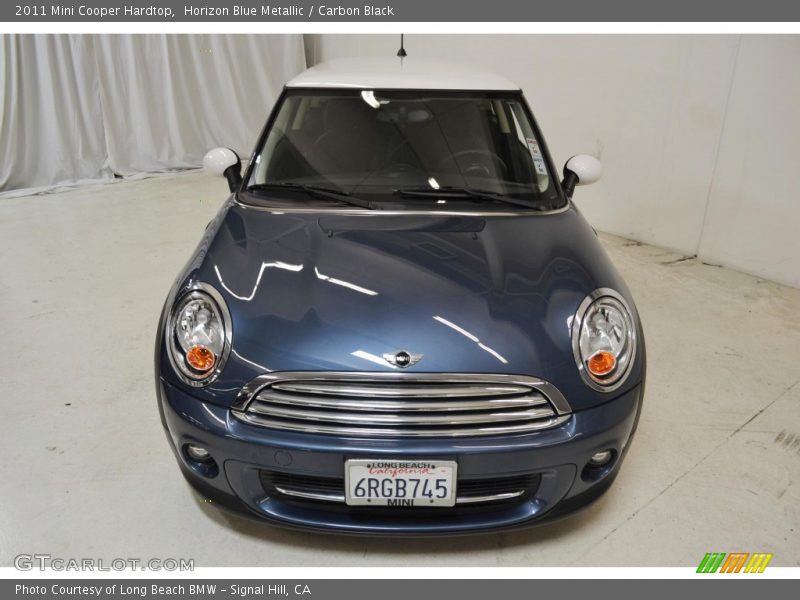 Horizon Blue Metallic / Carbon Black 2011 Mini Cooper Hardtop