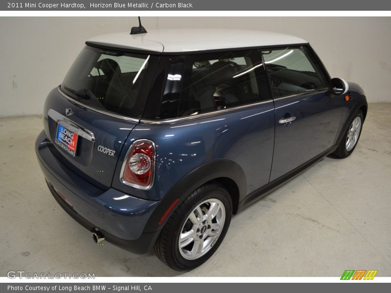 Horizon Blue Metallic / Carbon Black 2011 Mini Cooper Hardtop