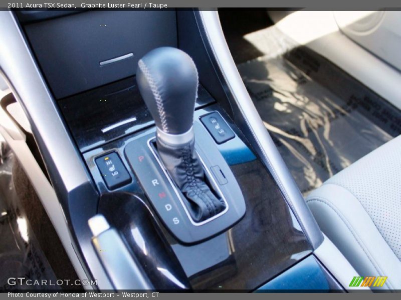 Graphite Luster Pearl / Taupe 2011 Acura TSX Sedan