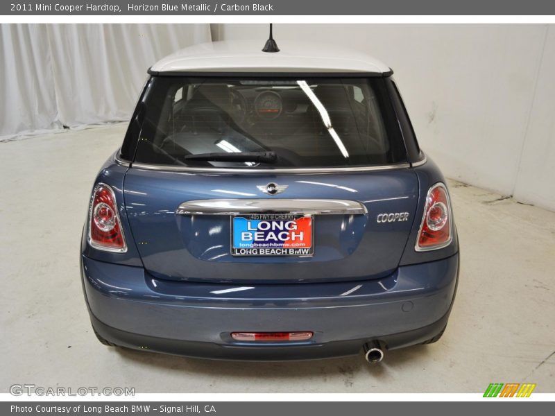Horizon Blue Metallic / Carbon Black 2011 Mini Cooper Hardtop