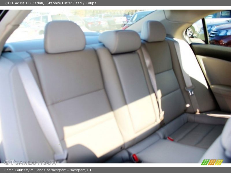 Graphite Luster Pearl / Taupe 2011 Acura TSX Sedan
