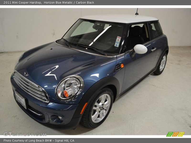 Horizon Blue Metallic / Carbon Black 2011 Mini Cooper Hardtop