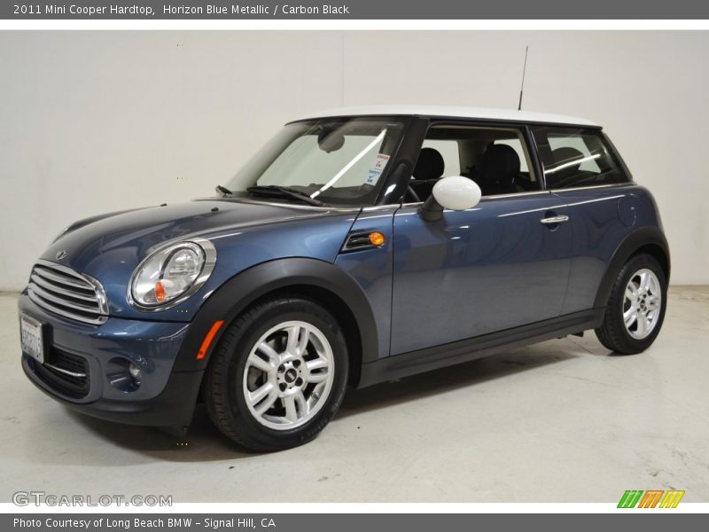 Horizon Blue Metallic / Carbon Black 2011 Mini Cooper Hardtop