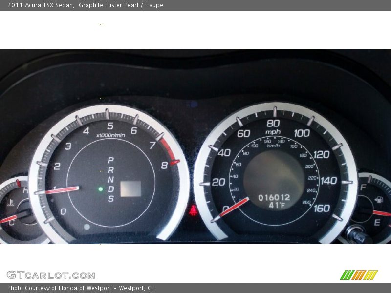 Graphite Luster Pearl / Taupe 2011 Acura TSX Sedan