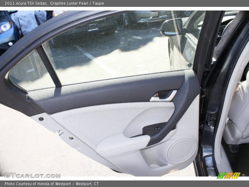 Graphite Luster Pearl / Taupe 2011 Acura TSX Sedan