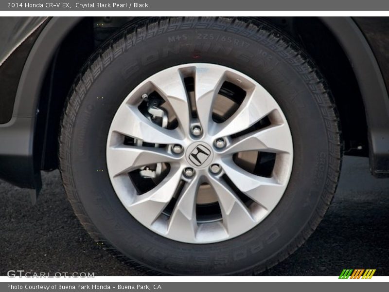 Crystal Black Pearl / Black 2014 Honda CR-V EX