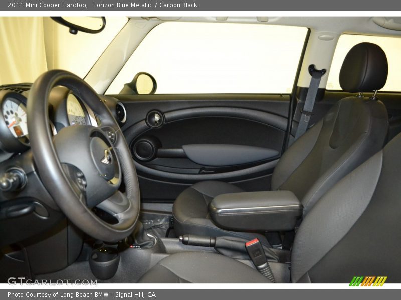 Horizon Blue Metallic / Carbon Black 2011 Mini Cooper Hardtop