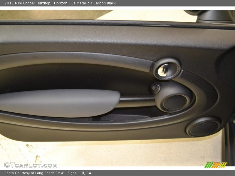Horizon Blue Metallic / Carbon Black 2011 Mini Cooper Hardtop