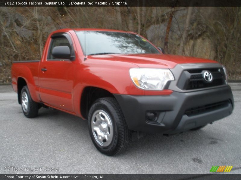 Barcelona Red Metallic / Graphite 2012 Toyota Tacoma Regular Cab