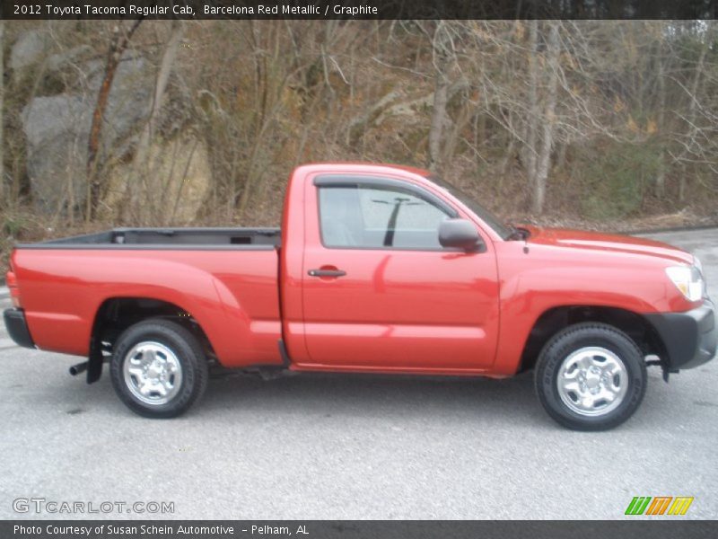 Barcelona Red Metallic / Graphite 2012 Toyota Tacoma Regular Cab