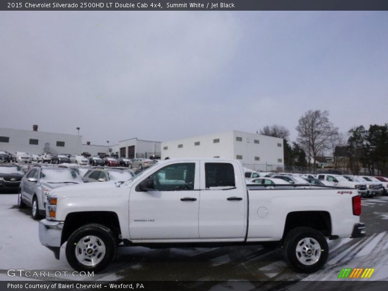 Summit White / Jet Black 2015 Chevrolet Silverado 2500HD LT Double Cab 4x4