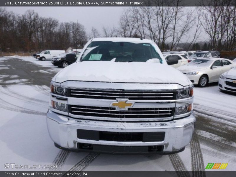 Summit White / Jet Black 2015 Chevrolet Silverado 2500HD LT Double Cab 4x4