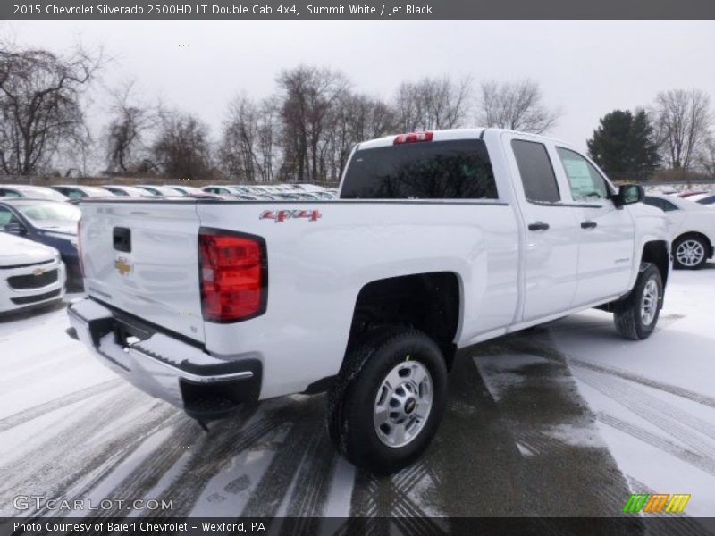Summit White / Jet Black 2015 Chevrolet Silverado 2500HD LT Double Cab 4x4