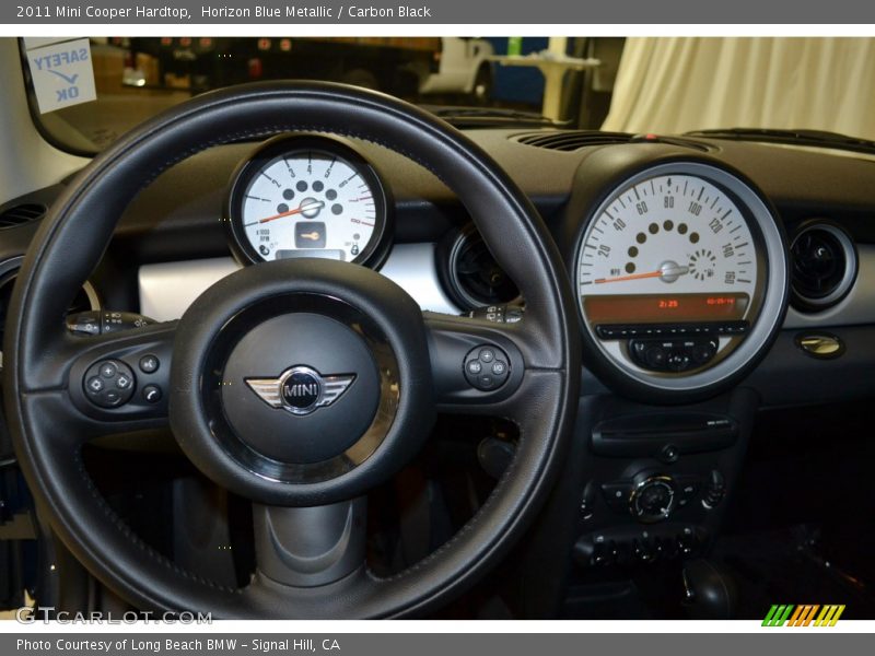 Horizon Blue Metallic / Carbon Black 2011 Mini Cooper Hardtop