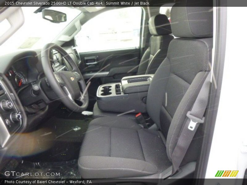 Front Seat of 2015 Silverado 2500HD LT Double Cab 4x4