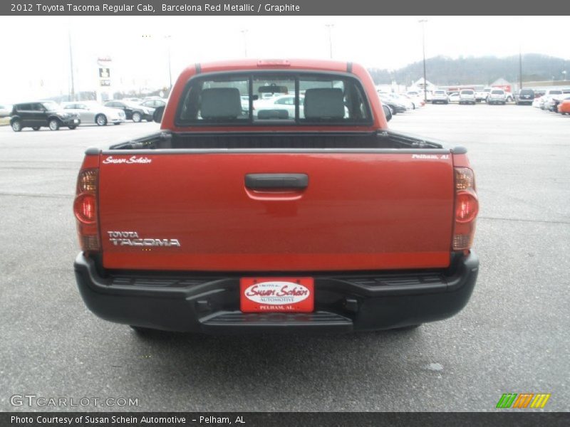 Barcelona Red Metallic / Graphite 2012 Toyota Tacoma Regular Cab