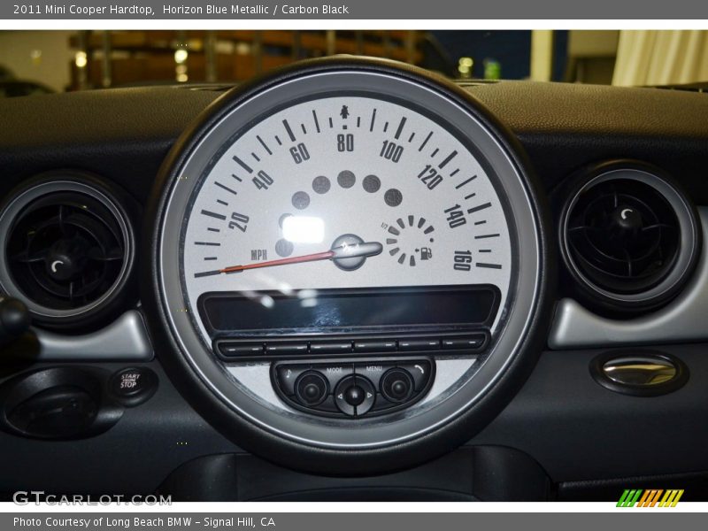 Horizon Blue Metallic / Carbon Black 2011 Mini Cooper Hardtop