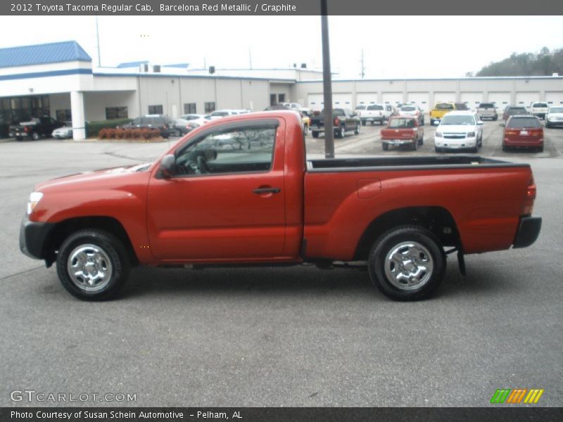 Barcelona Red Metallic / Graphite 2012 Toyota Tacoma Regular Cab