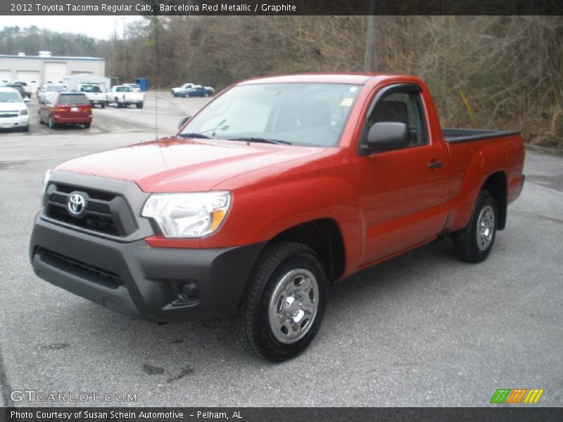 Barcelona Red Metallic / Graphite 2012 Toyota Tacoma Regular Cab