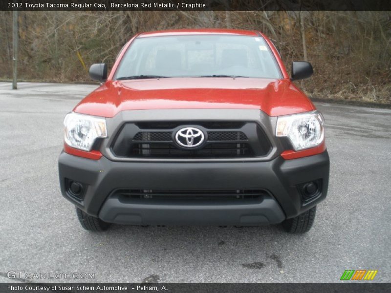 Barcelona Red Metallic / Graphite 2012 Toyota Tacoma Regular Cab