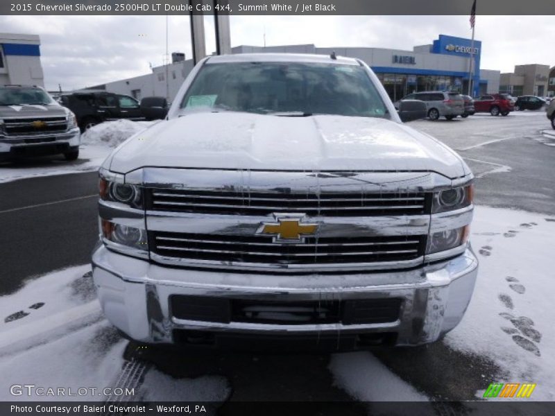 Summit White / Jet Black 2015 Chevrolet Silverado 2500HD LT Double Cab 4x4