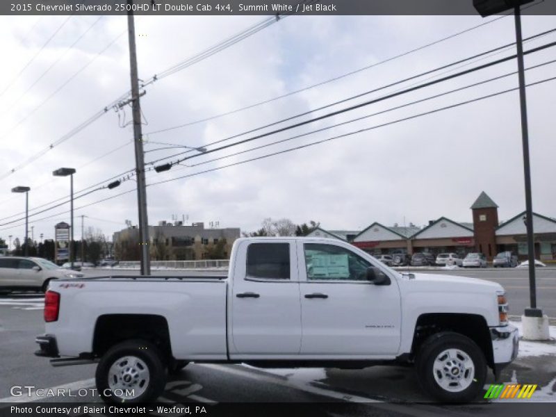 Summit White / Jet Black 2015 Chevrolet Silverado 2500HD LT Double Cab 4x4