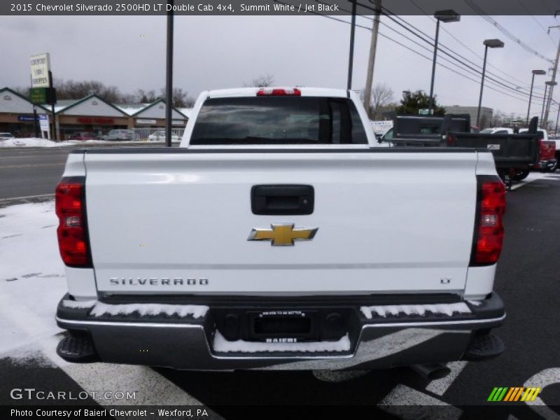 Summit White / Jet Black 2015 Chevrolet Silverado 2500HD LT Double Cab 4x4