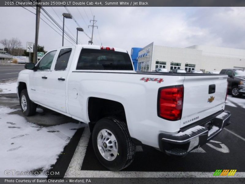 Summit White / Jet Black 2015 Chevrolet Silverado 2500HD LT Double Cab 4x4