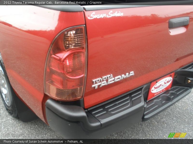 Barcelona Red Metallic / Graphite 2012 Toyota Tacoma Regular Cab