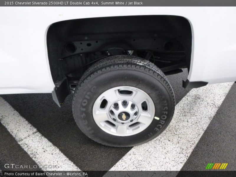 Summit White / Jet Black 2015 Chevrolet Silverado 2500HD LT Double Cab 4x4