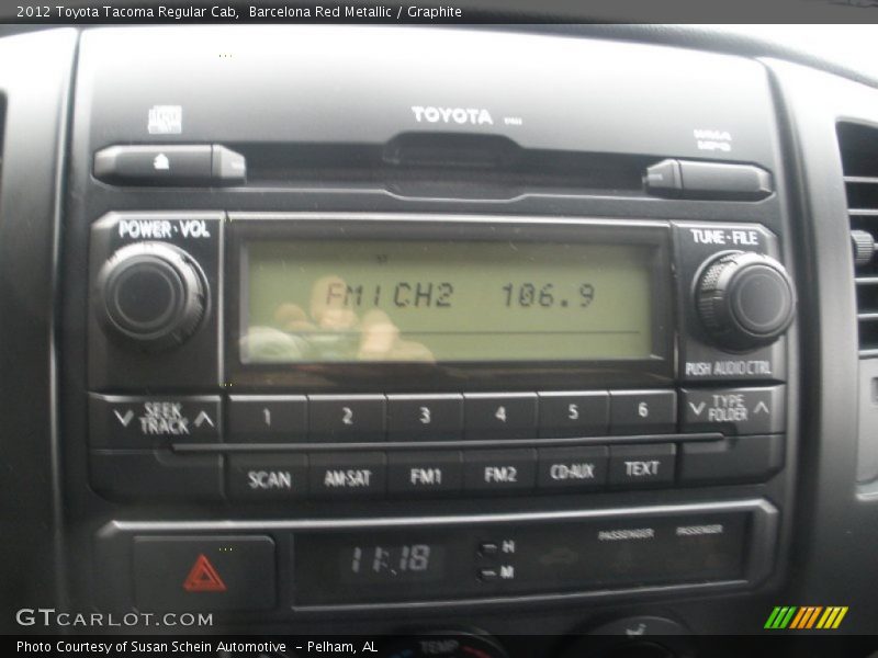 Barcelona Red Metallic / Graphite 2012 Toyota Tacoma Regular Cab