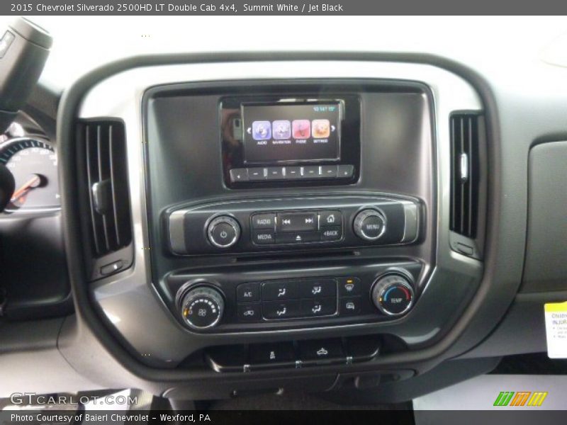 Summit White / Jet Black 2015 Chevrolet Silverado 2500HD LT Double Cab 4x4