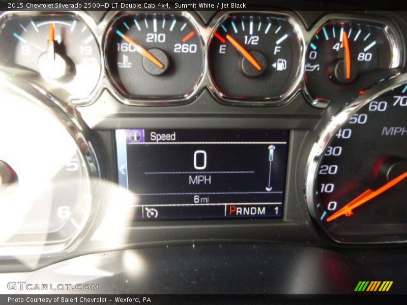 Summit White / Jet Black 2015 Chevrolet Silverado 2500HD LT Double Cab 4x4
