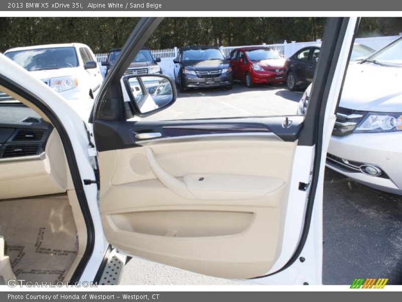 Alpine White / Sand Beige 2013 BMW X5 xDrive 35i