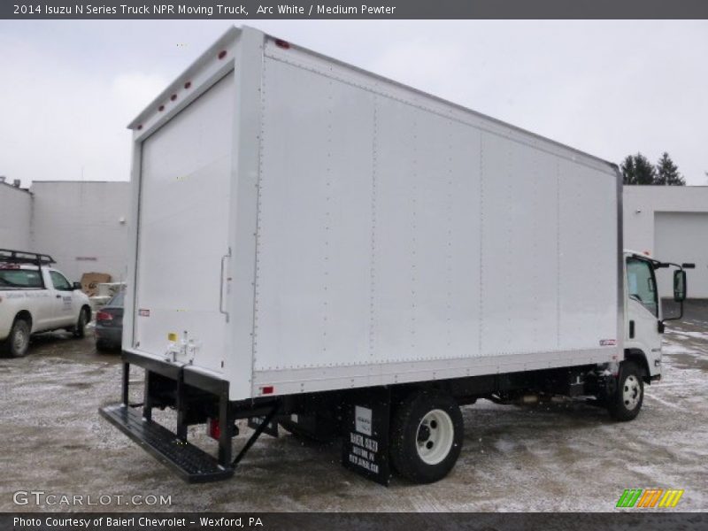 Arc White / Medium Pewter 2014 Isuzu N Series Truck NPR Moving Truck