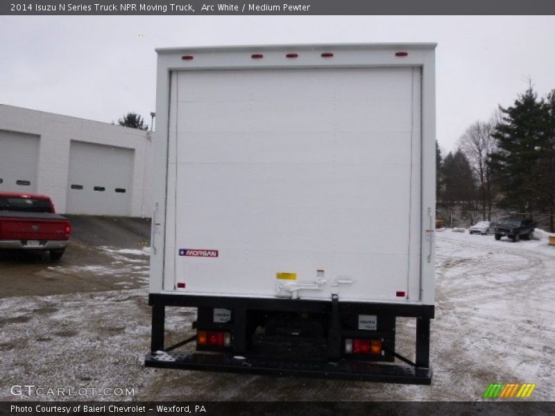 Arc White / Medium Pewter 2014 Isuzu N Series Truck NPR Moving Truck