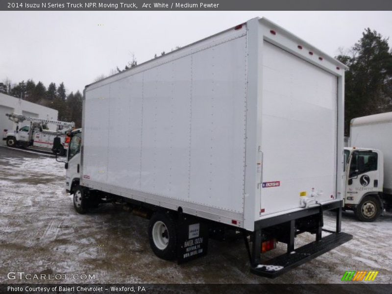 Arc White / Medium Pewter 2014 Isuzu N Series Truck NPR Moving Truck