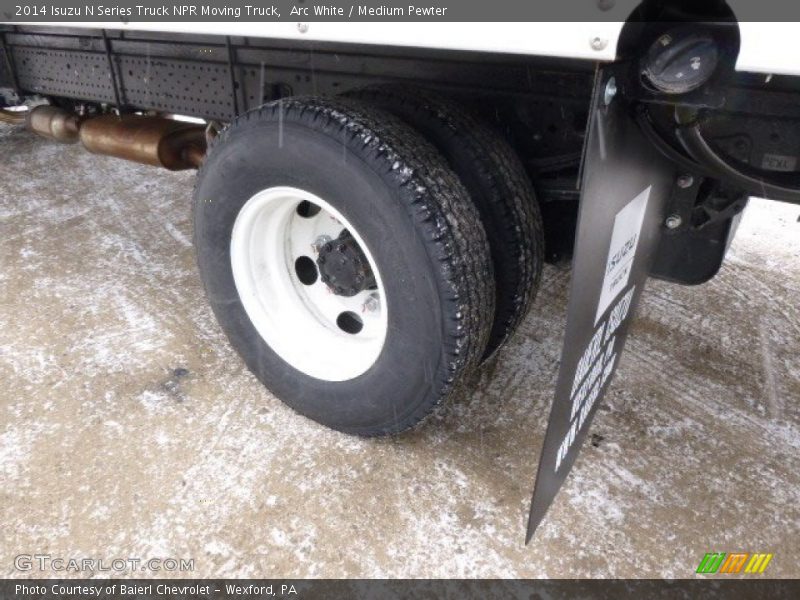 Arc White / Medium Pewter 2014 Isuzu N Series Truck NPR Moving Truck